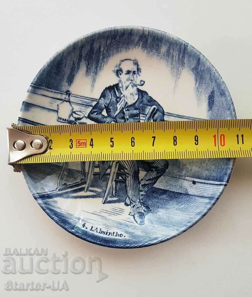 Souvenir plate "BOCH DELFTS". Porcelain - 6