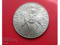 Great Britain-25 pence 1977-25 years of the Queen's reign