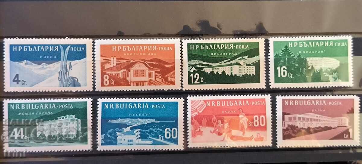 Bulgaria 1958 stațiuni regulate prima și a doua parte