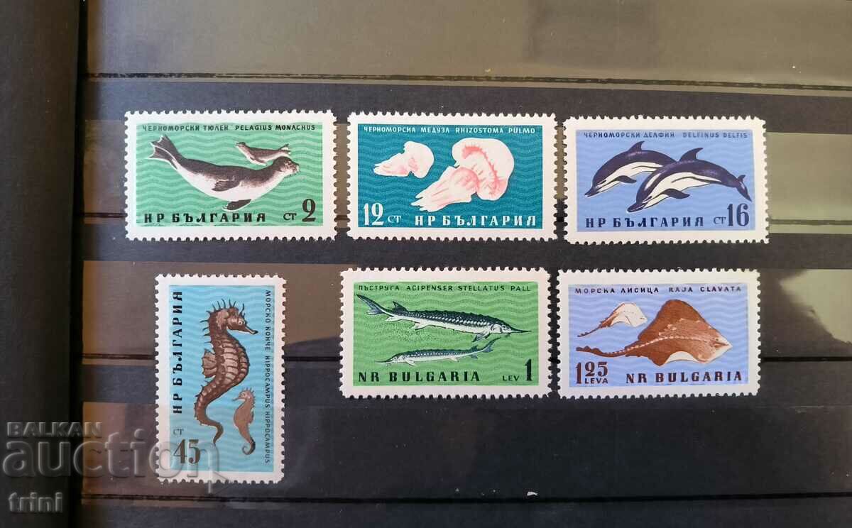 Bulgaria 1961 Fauna Mării Negre