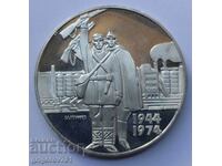 5 BGN silver 1974 40 years Soc. revolution - silver coin 1