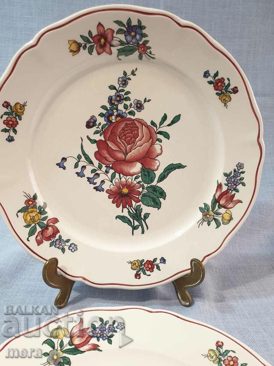 Porcelain plates - Villeroy & Boch Mettlach Alsace with price 120.00 BGN | € 61.36 Porcelain plates - Villeroy & Boch Mettlach Alsace with price 120.00 BGN | € 61.36