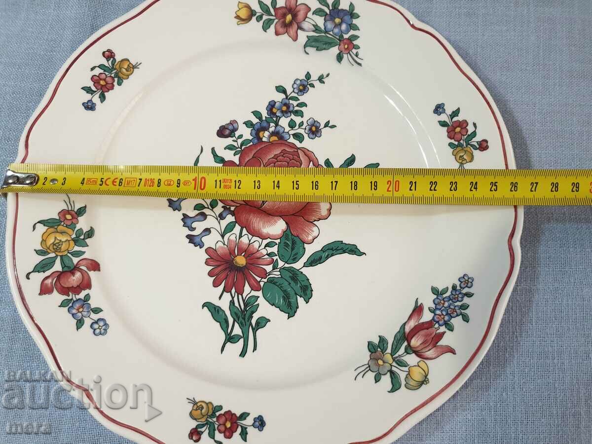 Porcelain plates - Villeroy & Boch Mettlach Alsace - 5 Porcelain plates - Villeroy & Boch Mettlach Alsace - 5