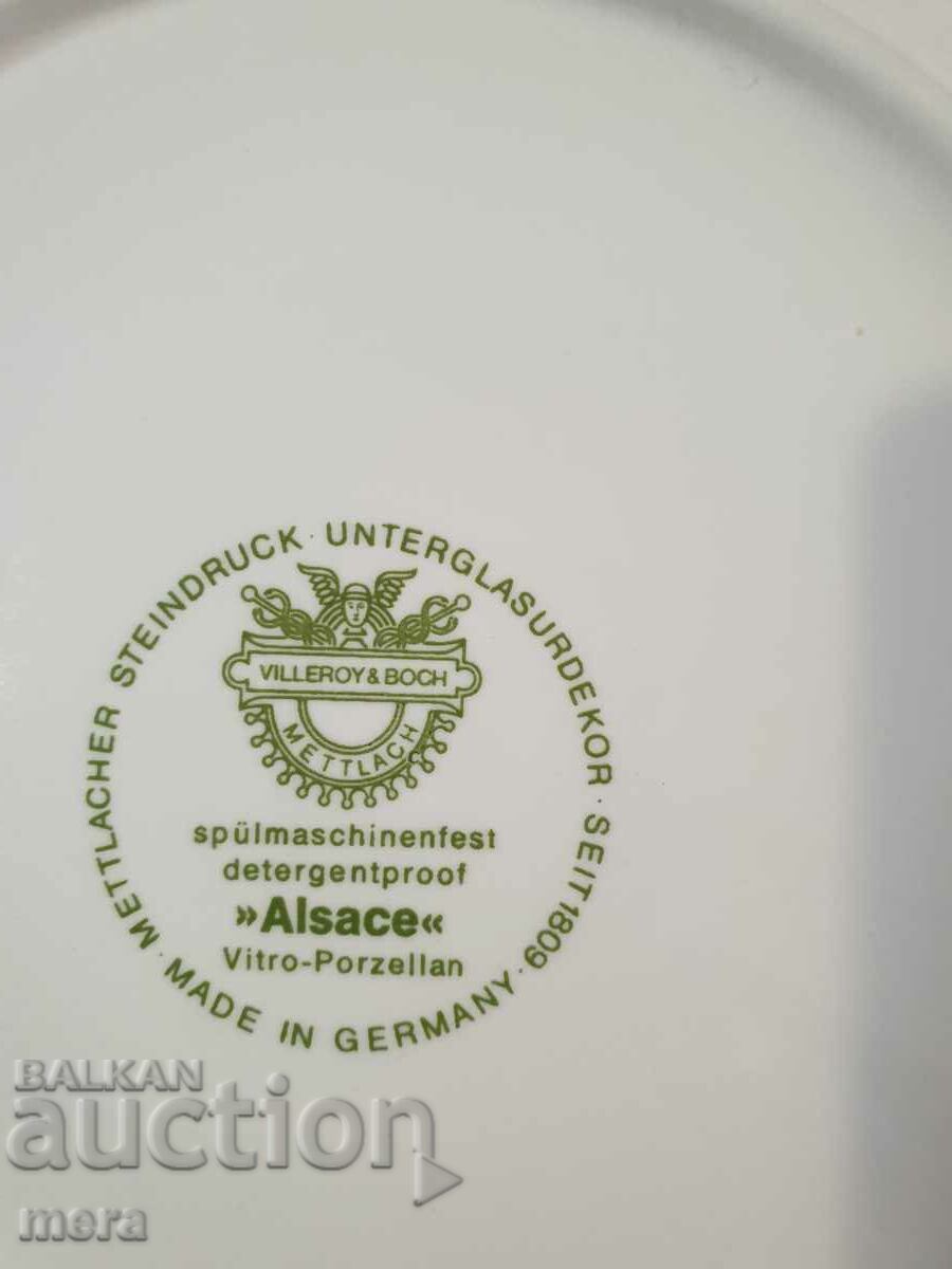 Porcelain plates - Villeroy & Boch Mettlach Alsace - 7 Porcelain plates - Villeroy & Boch Mettlach Alsace - 7