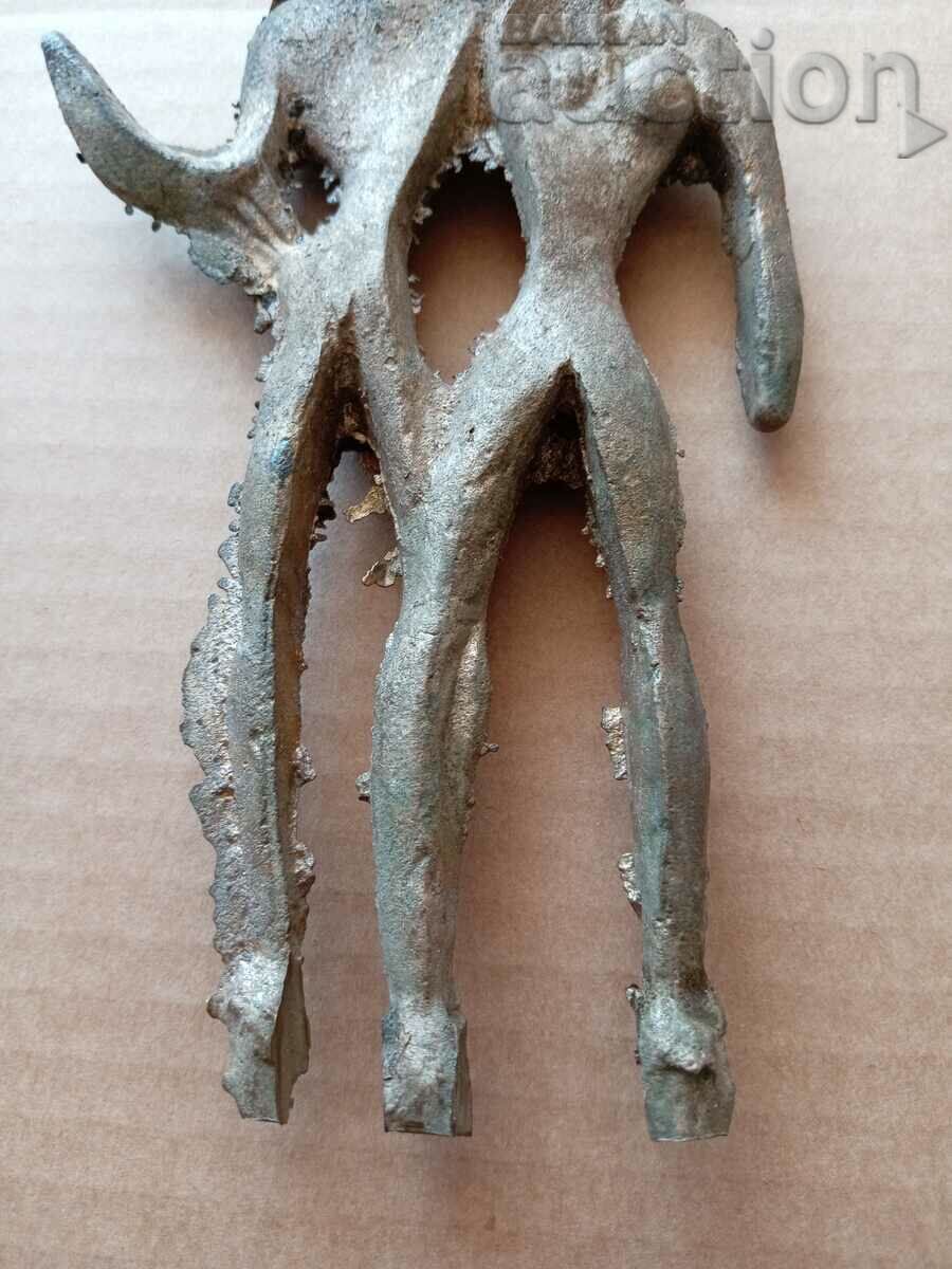 Delivery of Statuette woman and man figure plastic sculpture NRB 70s
