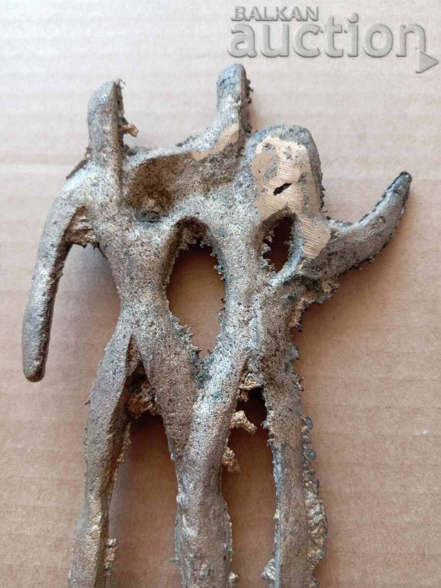 Statuette woman and man figure plastic sculpture NRB 70s - 6 Statuette woman and man figure plastic sculpture NRB 70s - 6