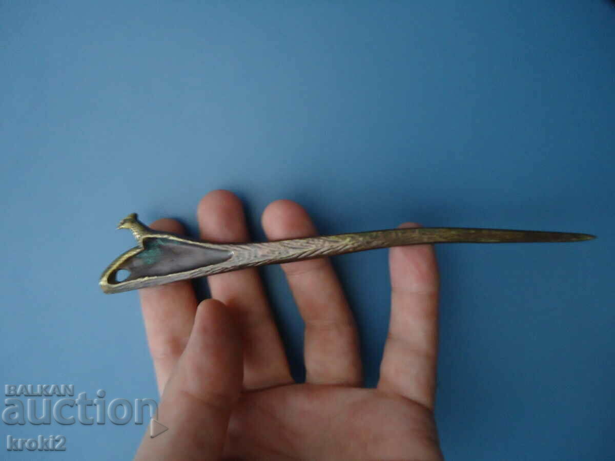 Delivery of Old French Bronze Letter Knife Delivery of Old French Bronze Letter Knife