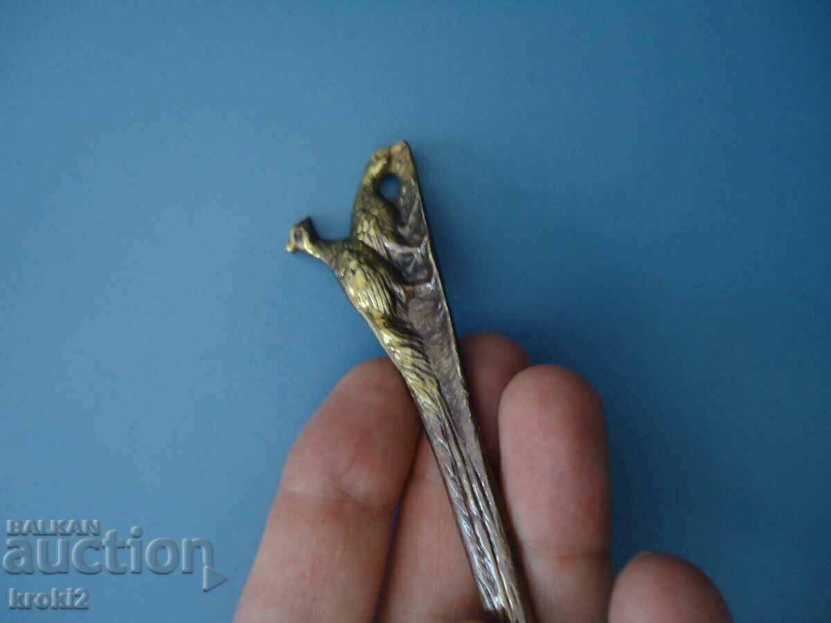 Old French Bronze Letter Knife - 5 Old French Bronze Letter Knife - 5