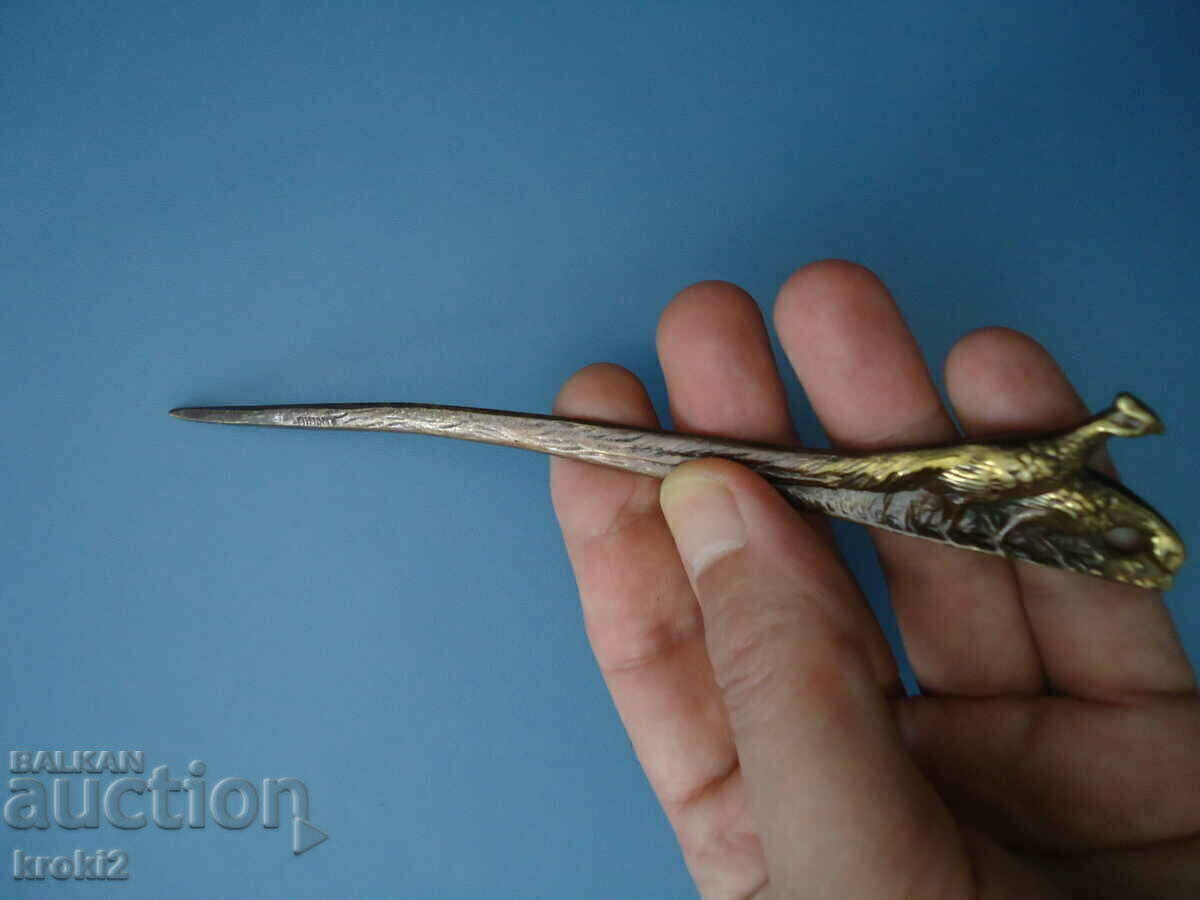 Old French Bronze Letter Knife - 6 Old French Bronze Letter Knife - 6