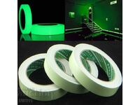 Glow in the dark tape, phosphor, reflective tape /c