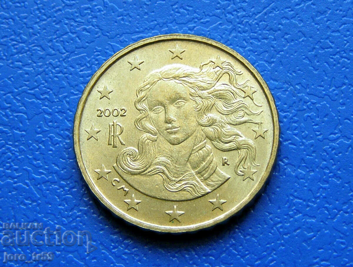 Italy 10 euro cents Euro cent 2002 Italy 10 euro cents Euro cent 2002