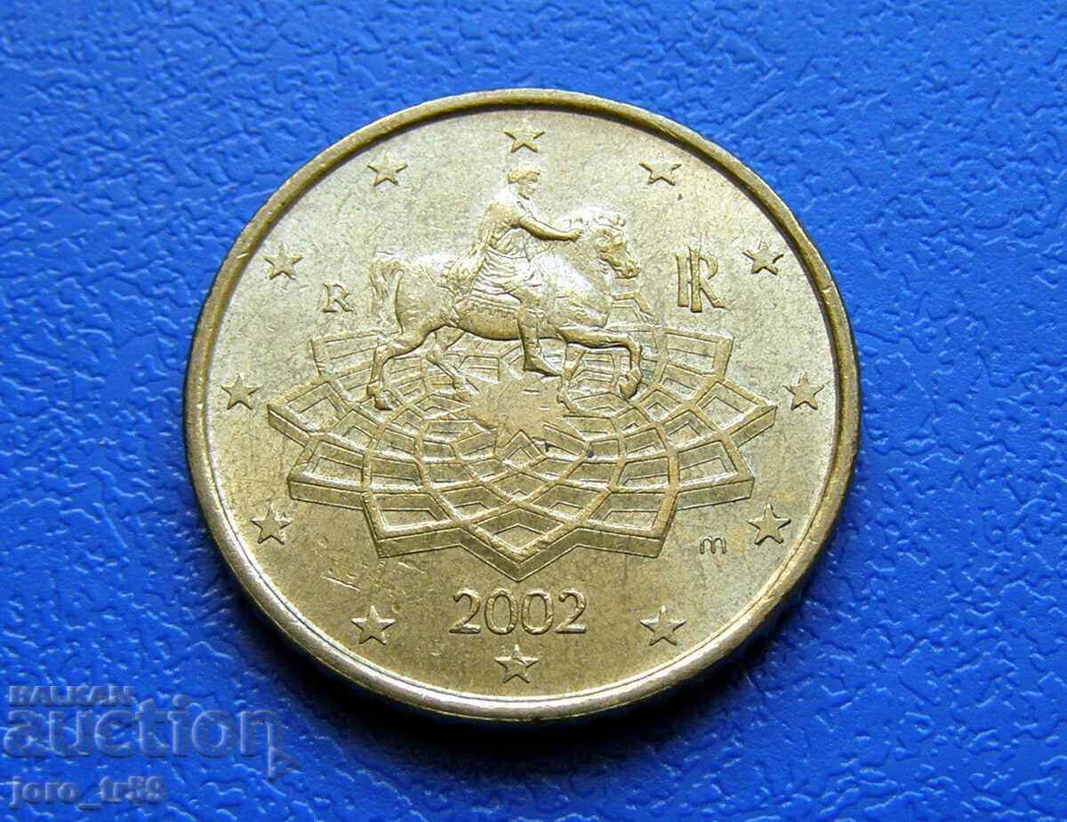 Italy 50 euro cent Euro cent 2002