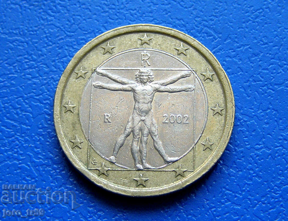 Italy 1 Euro Euro 2002