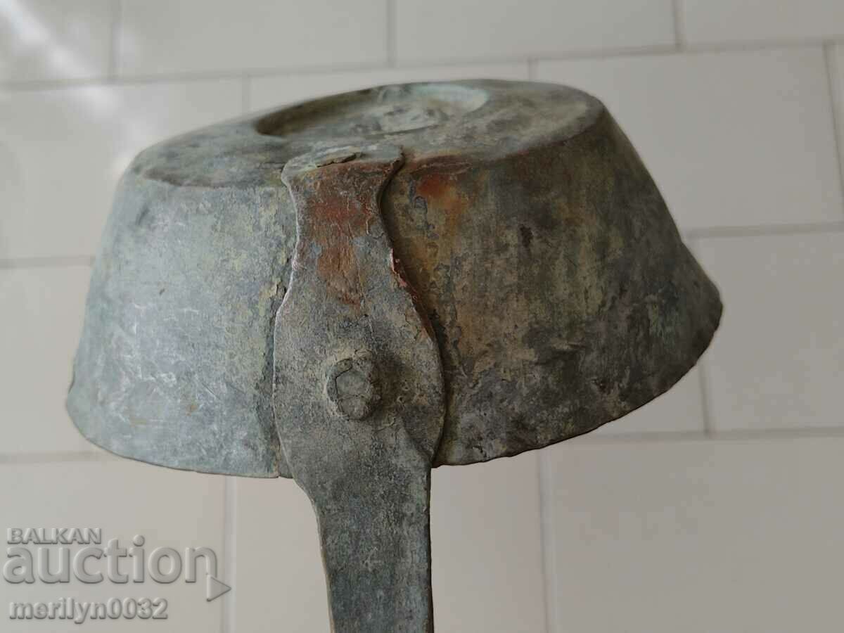 Old copper ladle copper, copper vessel, yamak kishkil cap - 5 Old copper ladle copper, copper vessel, yamak kishkil cap - 5