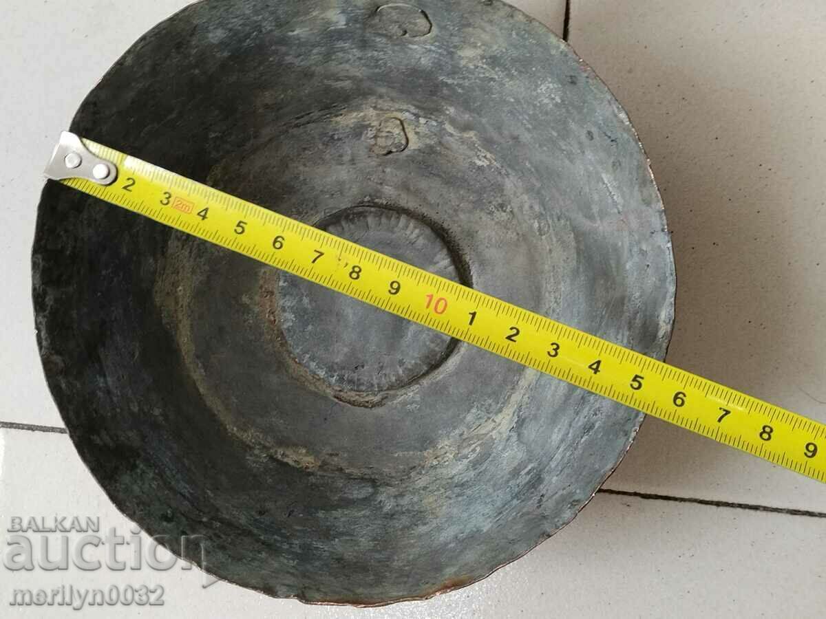 Стар меден черпак бакър, меден съд, ямак кишкил кепче - 6