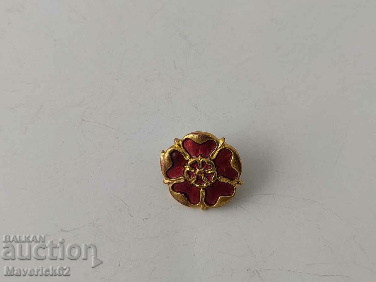 Zdravets gilded badge with price 10.00 BGN | € 5.11