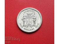 Island of Jamaica-5 dollars 2014