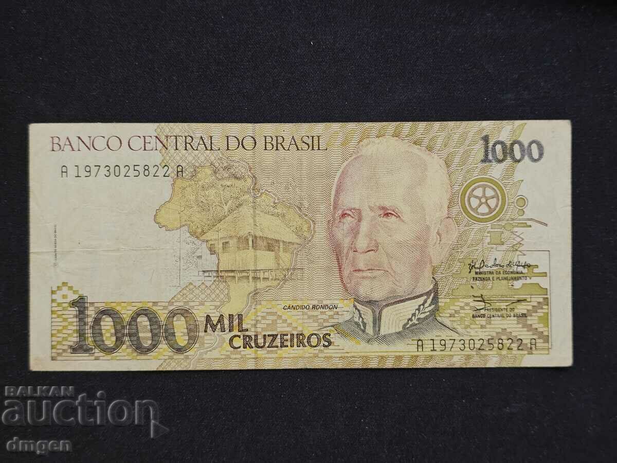 1000 cruzeiros Brazil