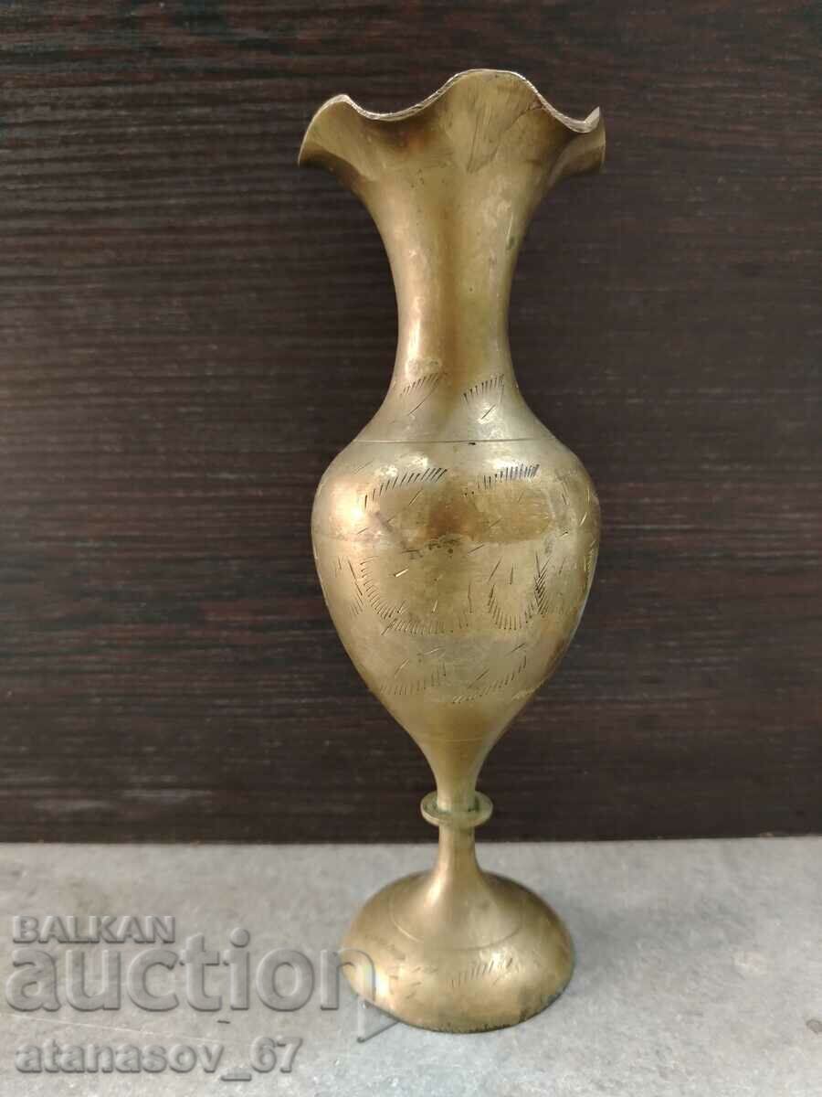 Old bronze vase