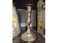 Old bronze candlestick