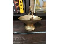 Bronze candy bowl