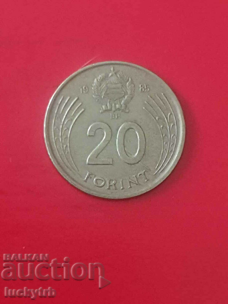 20 forints 1985 - Hungary