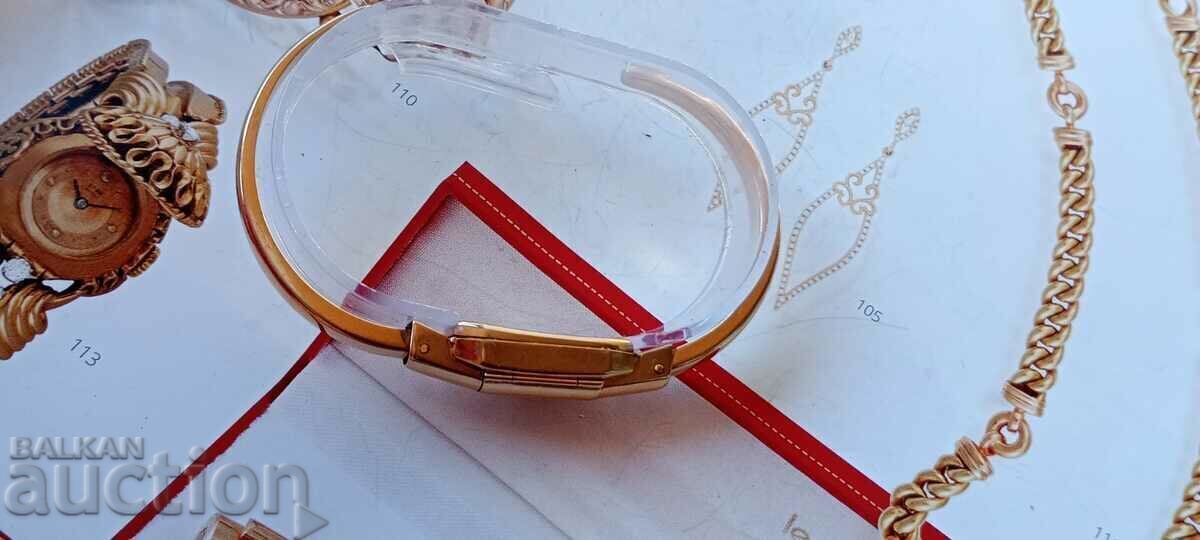 Gold women's watch CAUNY - 18k bracelet - 1960 - 5