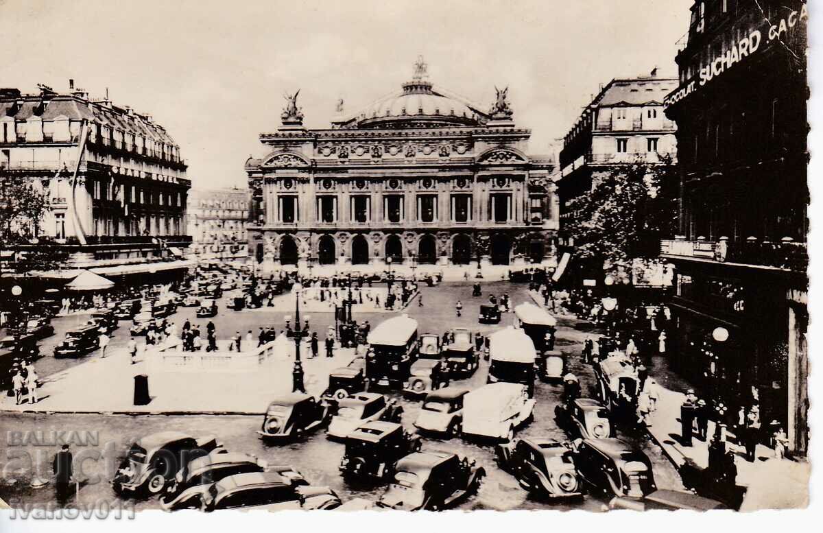 ФРАНЦИЯ - ПК ПЪТУВАЛА ДО БЪЛГАРИЯ - 1948 г.