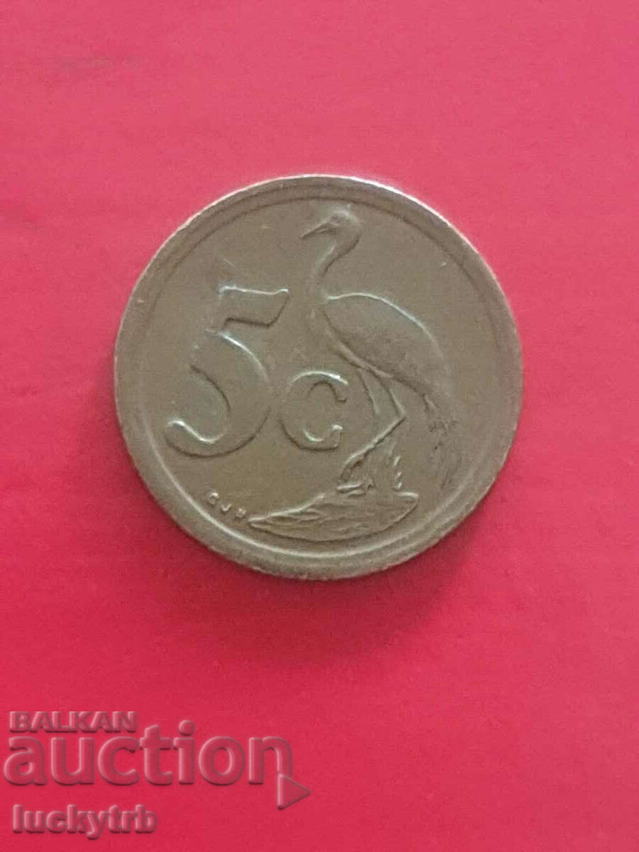 5 cenți 1993 - Africa de Sud