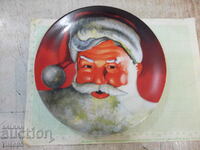 Porcelain plate with the image of Santa Claus / Santa Claus