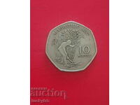 10 rupii 1997 - Mauritius