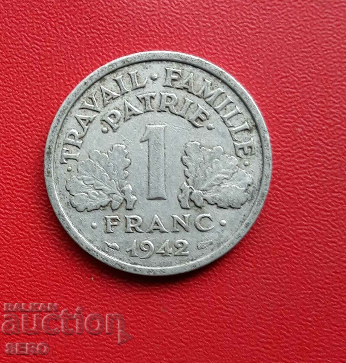 France/German occupation/-1 franc 1942