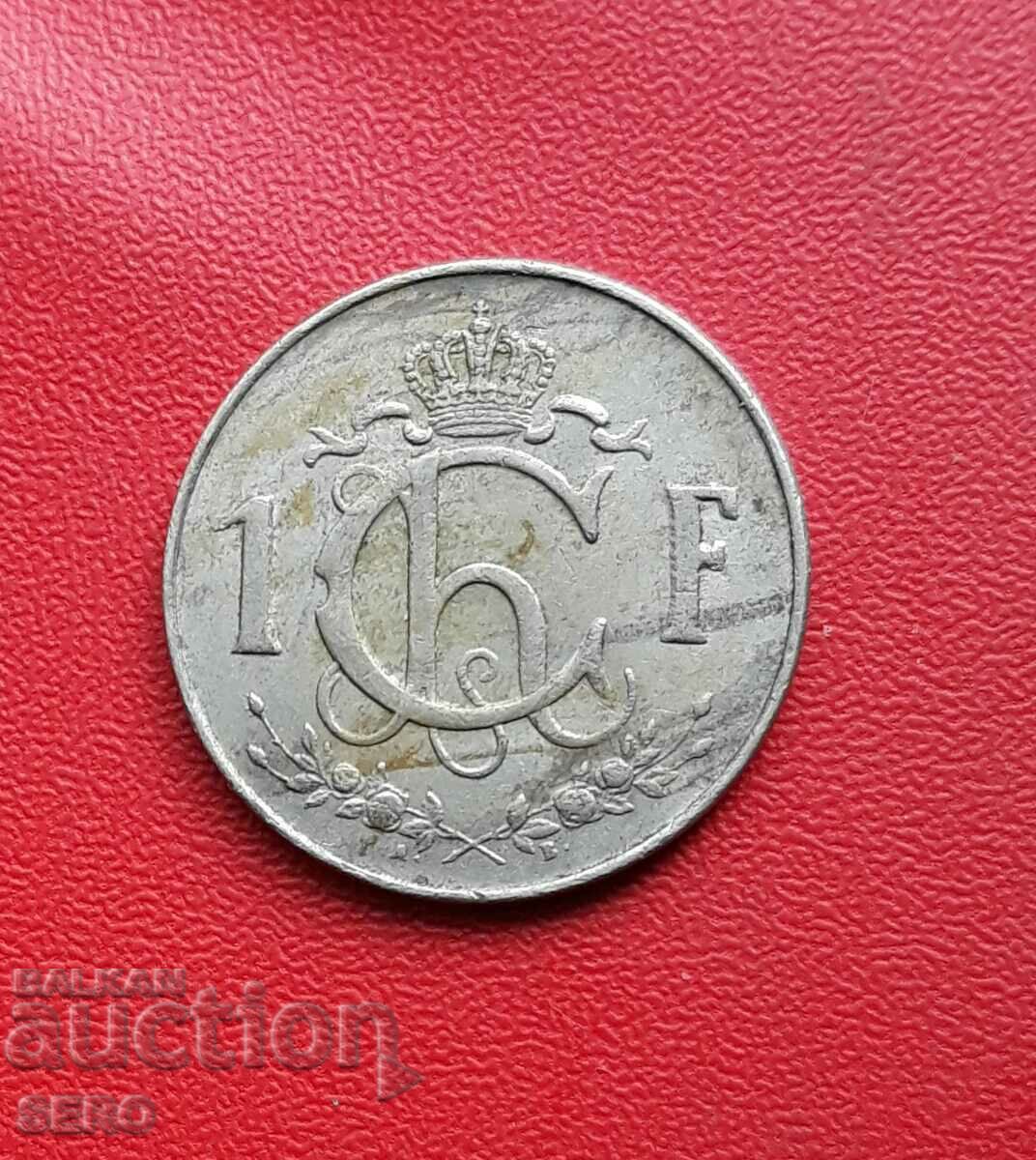 Luxembourg-1 franc 1962