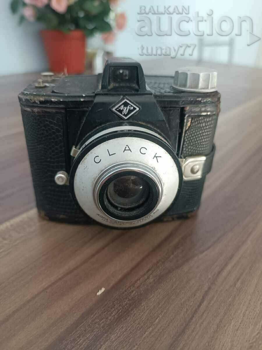 Old German collector's camera AGFA CLACK Werk-AG 1954