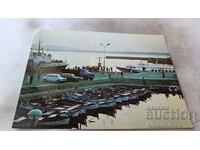 Postcard Sozopol Port 1987