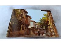 Postcard Sozopol Street in the old part of the city 1988