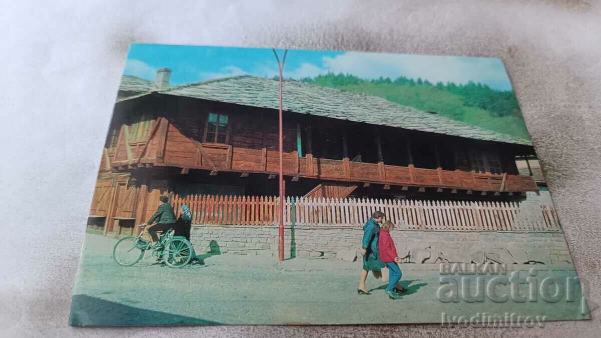 Carte poștală Tryavna Locul nașterii lui Angel Kanchev 1975