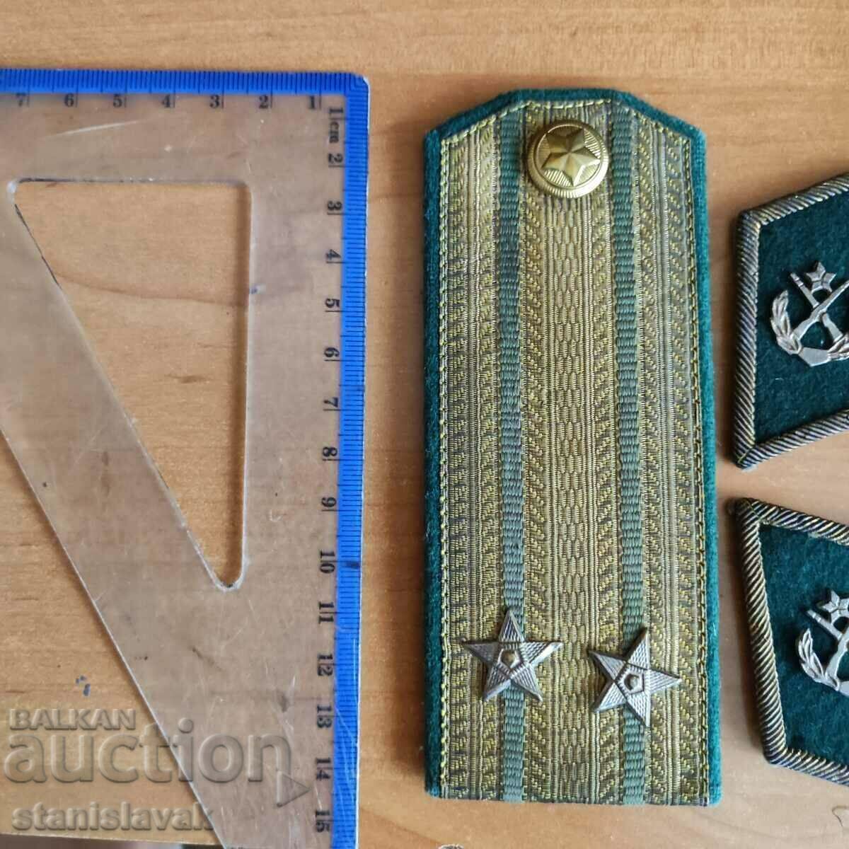 Shoulders of lieutenant colonel GV - wounded social worker. with price 130.00 BGN | € 66.47 Shoulders of lieutenant colonel GV - wounded social worker. with price 130.00 BGN | € 66.47