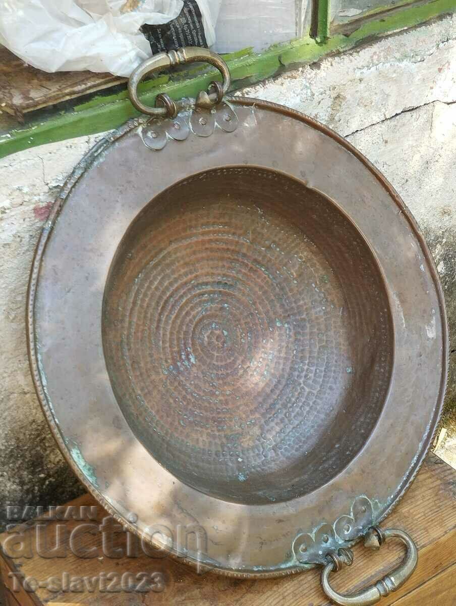 Antique copper vessel-diameter 52cm