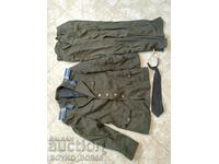 Set Bulgarian Social Military Uniform Jacket Pants Neck