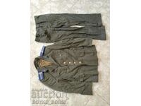 Set pantaloni jachetă de uniformă militară socială bulgară