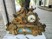 Unique French Mantel Clock, 1850's - Works