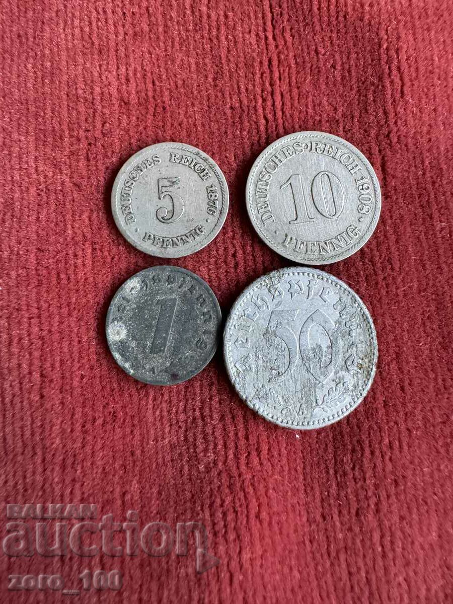 German coins, swastika