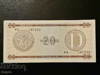 20 Cuban pesos for tourists