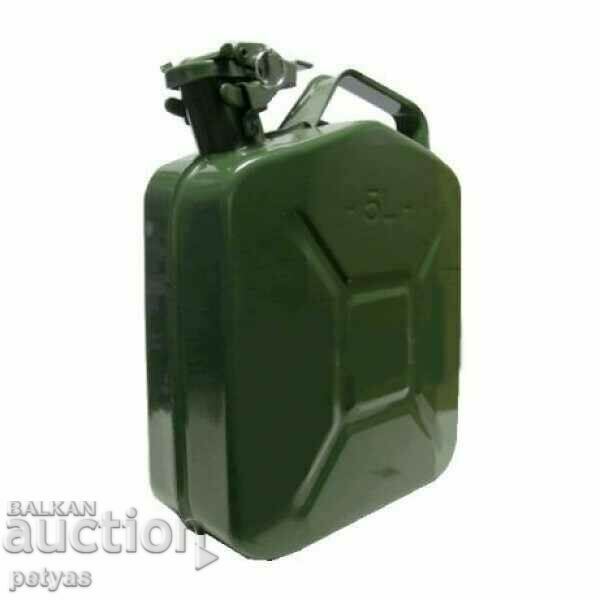Fuel tank, 5 l, metal with price 26.50 BGN | € 13.55