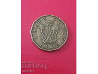 3 pence 1942 - Marea Britanie