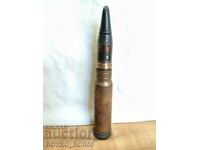 Vintage Artillery Anti-Aircraft Shell from 1957. Secured