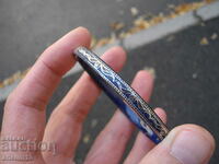 OLD ENAMEL AND SILVER BRACELET