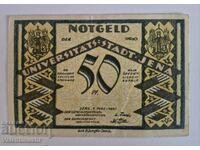 Germania notgeld 50 pfennig anul 1921 Jena - St. Mihai