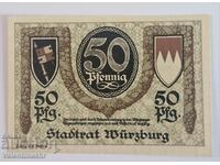 Germania notgeld 50 pfennig 1921 Würzburg